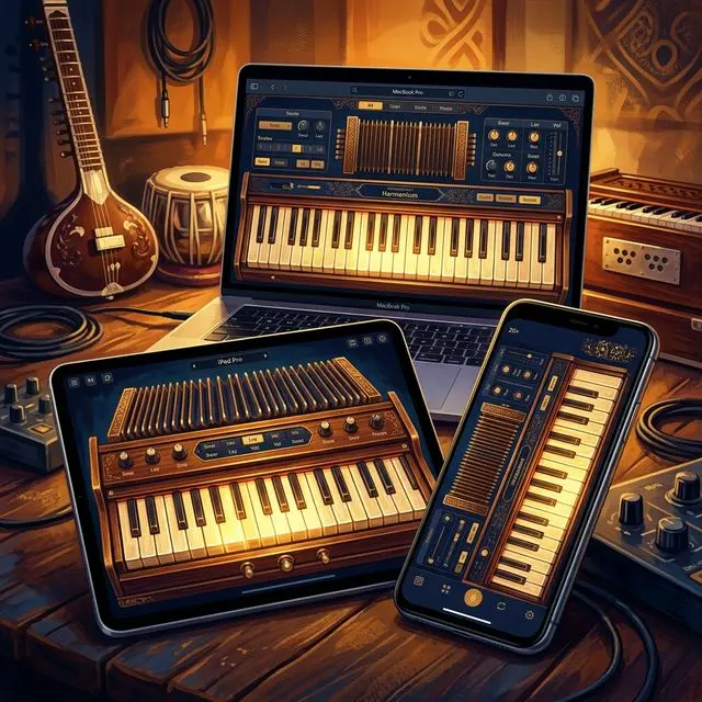 Playing Raag Bhairav Sargam on PC: Morning Meditation Music Notes